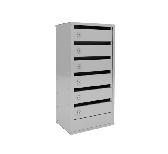 6-и секционный почтовый ящик «Омега»